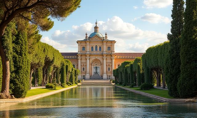 Veduta professionale di Roma nei pressi di Villa Pamphili